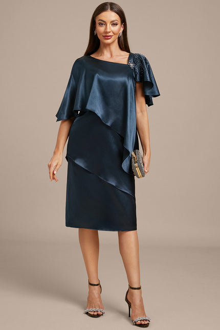 Robe Chic Satinée Nocturne - gallery 1