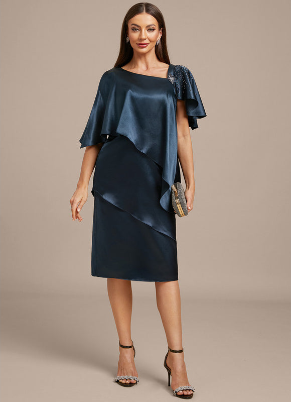 Robe Chic Satinée Nocturne - gallery 1