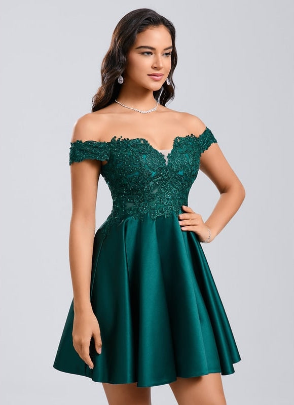 Robe Chic Émeraude Festive - gallery 2