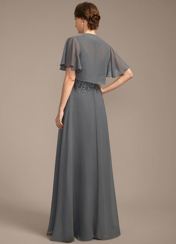 Robe Chic Violette Brodée - gallery 4