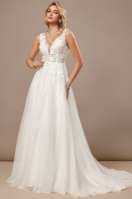 Robe Chic De Mariée Aérienne