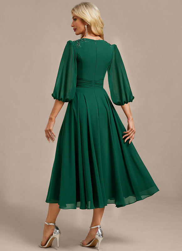 Robe De Soirée Mi Longue Chic - gallery 6