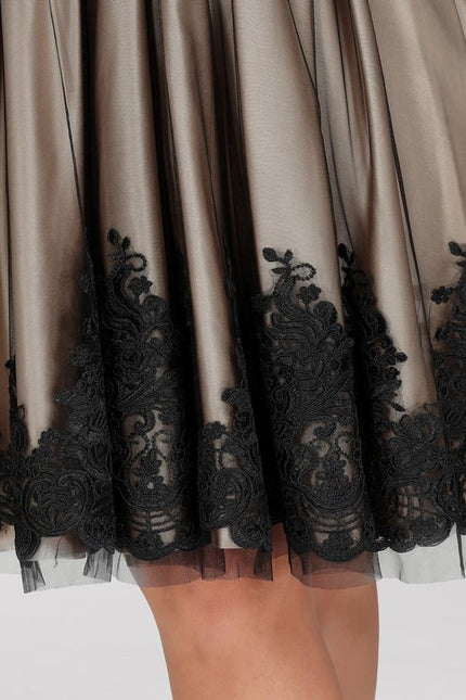 Robe Chic Élégance Tulle Noire - gallery 6