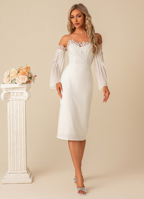 Robe Chic Écrue Élégante - gallery 2