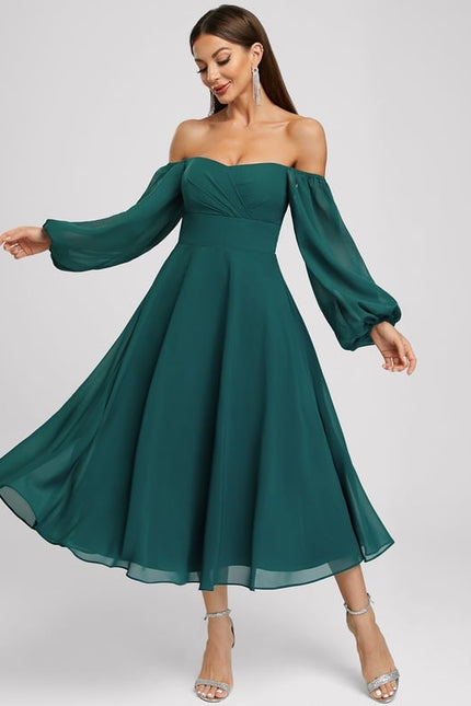 Robe Chic Émeraude Aérienne - gallery 5