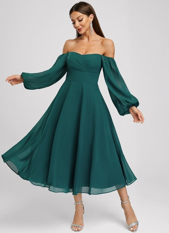 Robe Chic Émeraude Aérienne - gallery 5