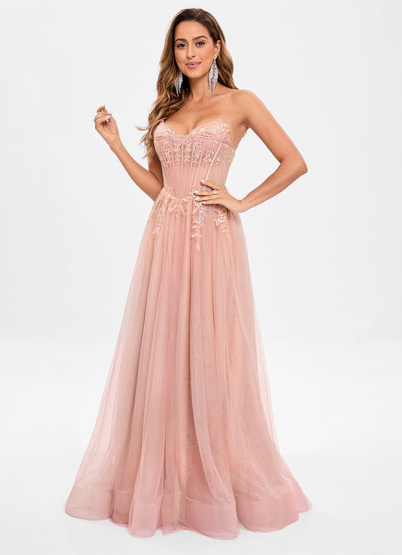 Robe Chic Tulle Poudrée - gallery 4