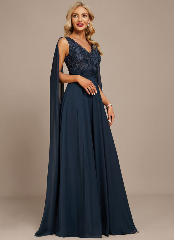 Robe Chic Longue Émeraude Élégante - gallery 4