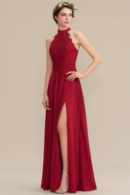 Robe Chic Gris Perle Dentelle Élégante - gallery 9