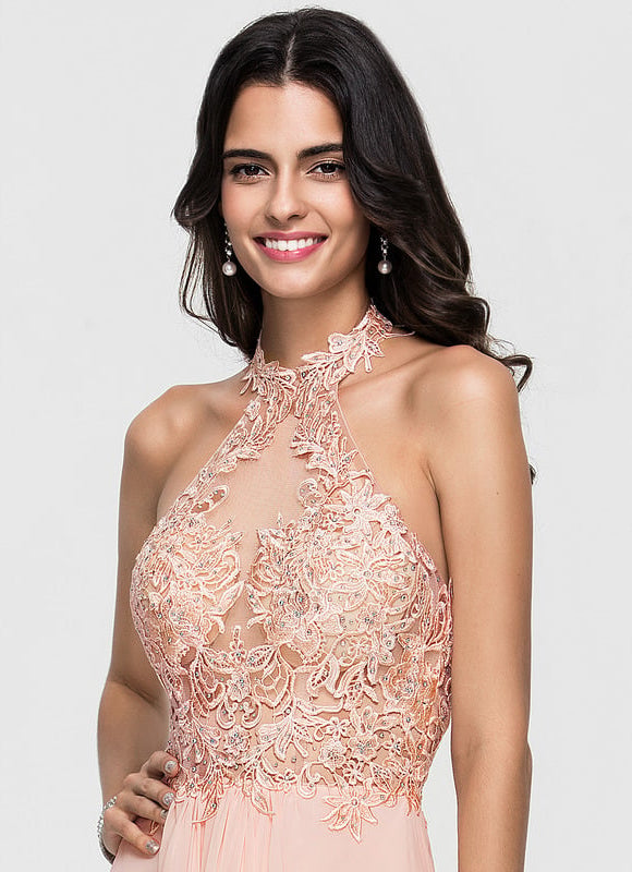 Robe Chic Élégance Pêche - gallery 4