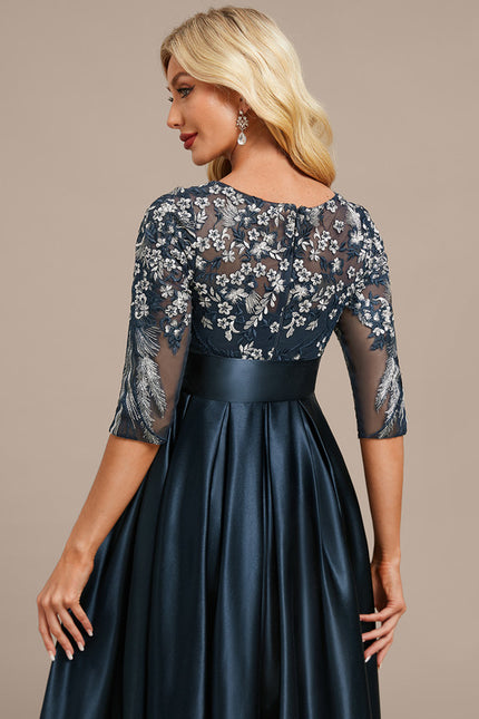 Robe Chic Élégante Satinée - gallery 6
