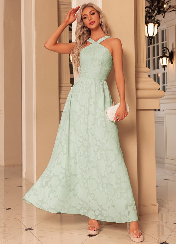 Robe Chic Maxi Menthe Florale - gallery 6