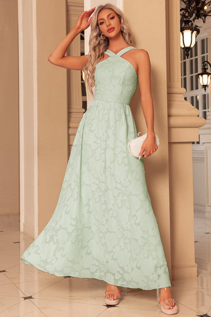 Robe Chic Maxi Menthe Florale - gallery 6