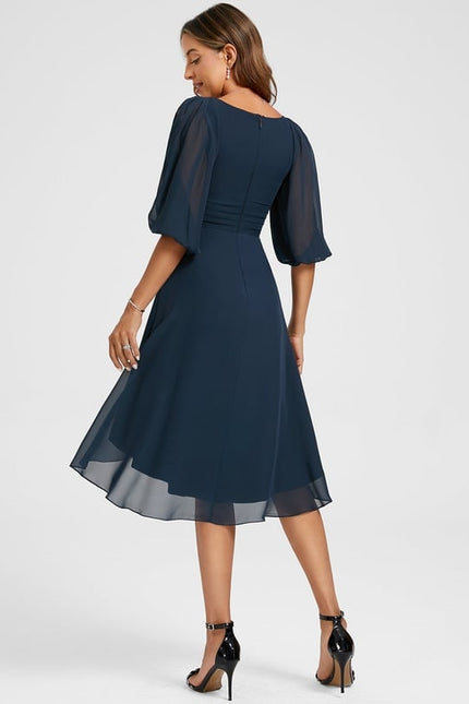 Robe Chic Asymétrique Vaporeuse - gallery 5