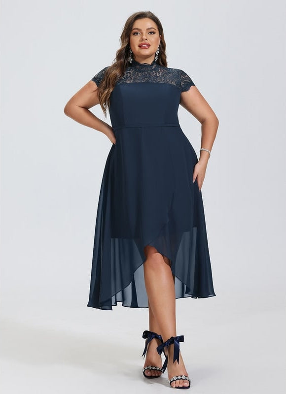 Robe Chic Fluide Bleu - gallery 7