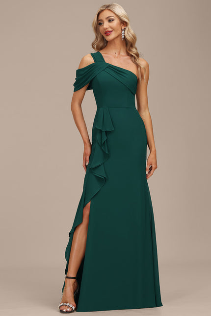 Robe Chic Noire Drapée - gallery 5