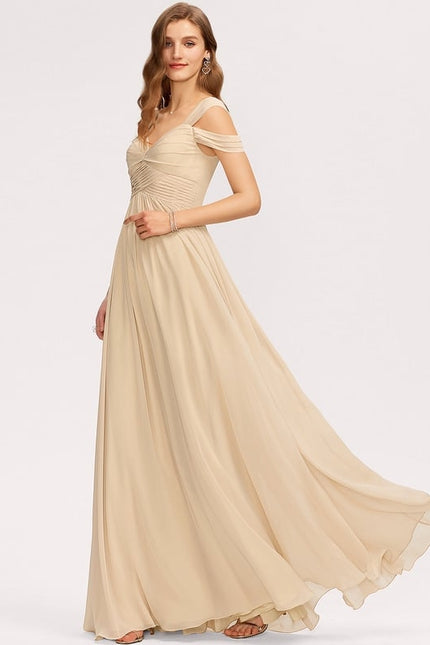 Robe Chic Chiffon Sable - gallery 1