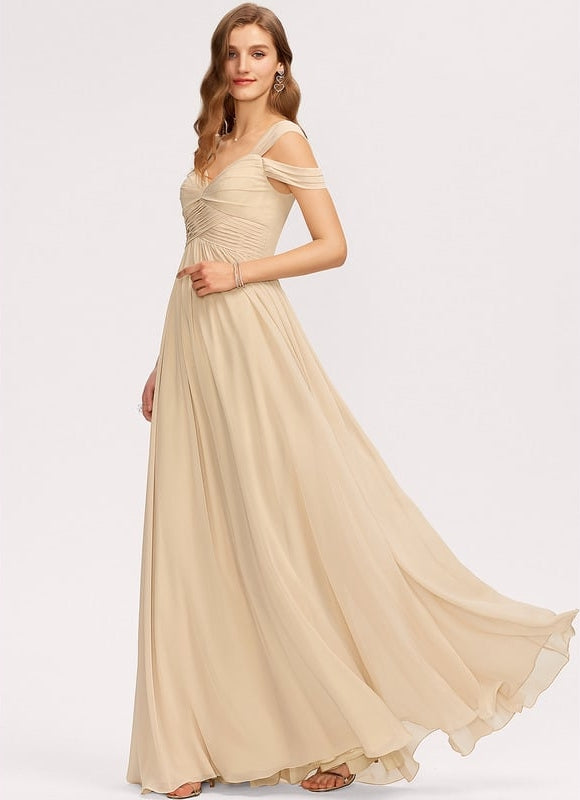 Robe Chic Chiffon Sable - gallery 1