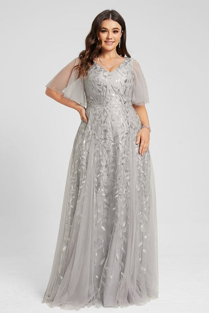 Robe Chic Argentée Légère - gallery 6