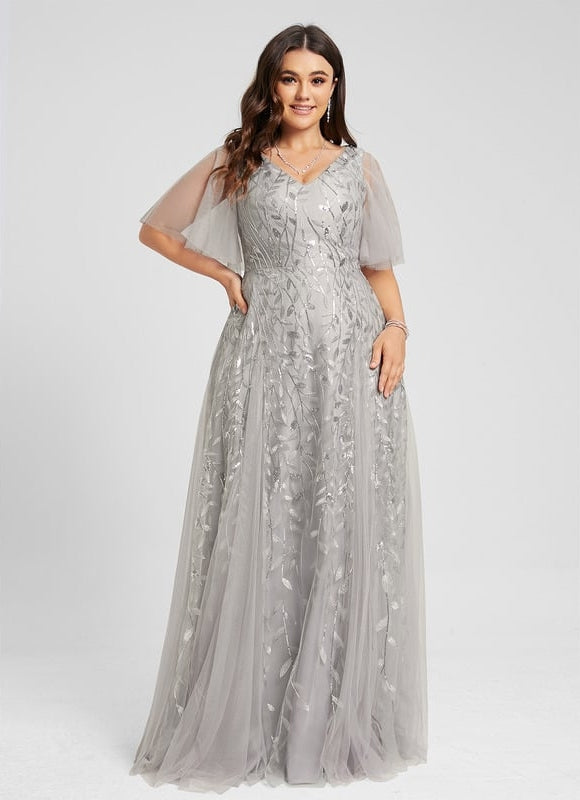 Robe Chic Argentée Légère - gallery 6