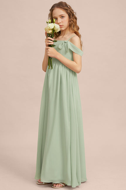 Robe Chic Chiffon Menthe - gallery 5
