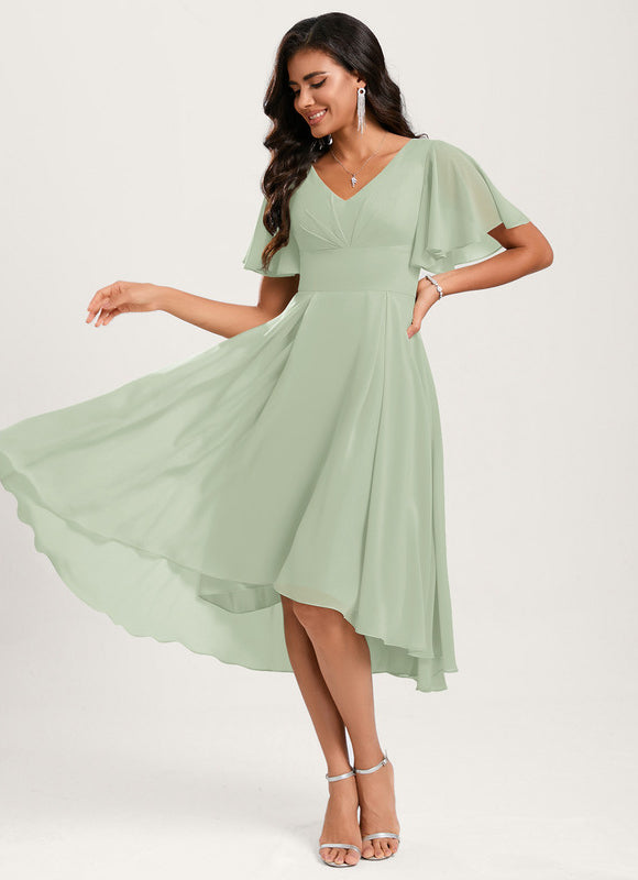 Robe Chic Fluide Bleu Nuit - gallery 2