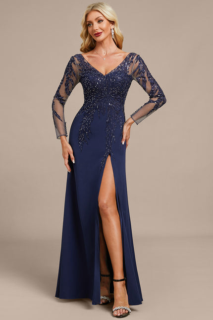 Robe Longue Droite Fluide Chic - gallery 3