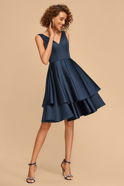 Robe Chic Satinée Cascade - gallery 4