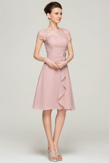 Robe Chic Florale Rosée - gallery 2