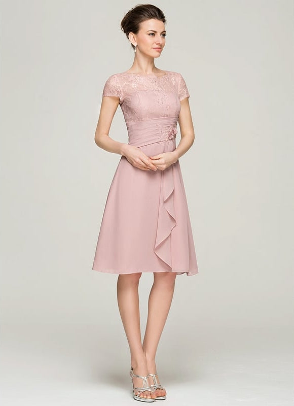 Robe Chic Florale Rosée - gallery 2