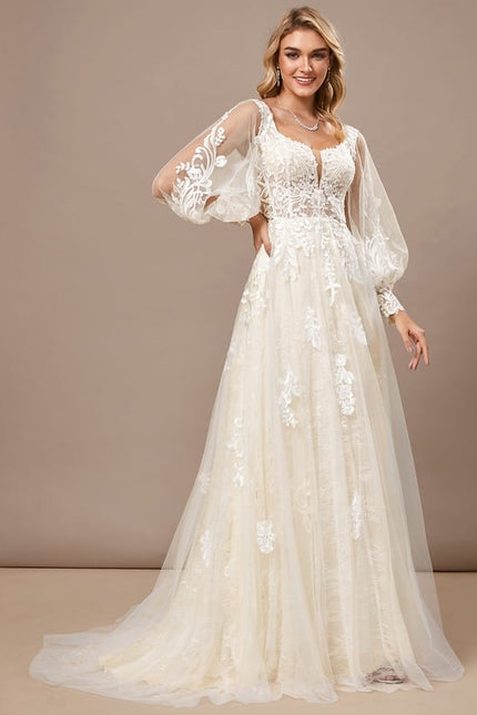 Robe Chic Éthérée Brodée - gallery 5