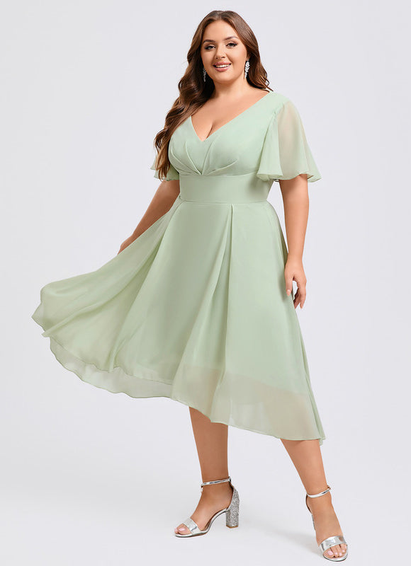 Robe Chic Fluide Bleu Nuit - gallery 5