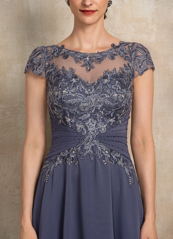 Robe Chic Grise Élégante - gallery 5