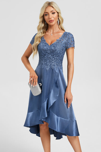 Robe Chic Cocktail Marine Élégante - gallery 3