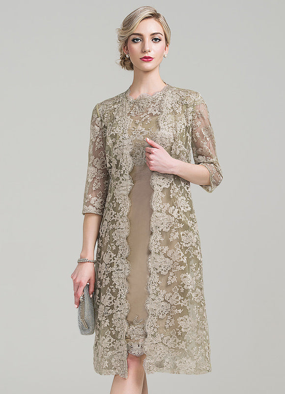 Robe Chic Dentelle Olive
