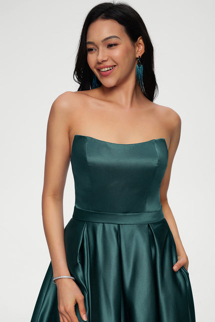 Robe Chic Satin Émeraude Chic - gallery 5