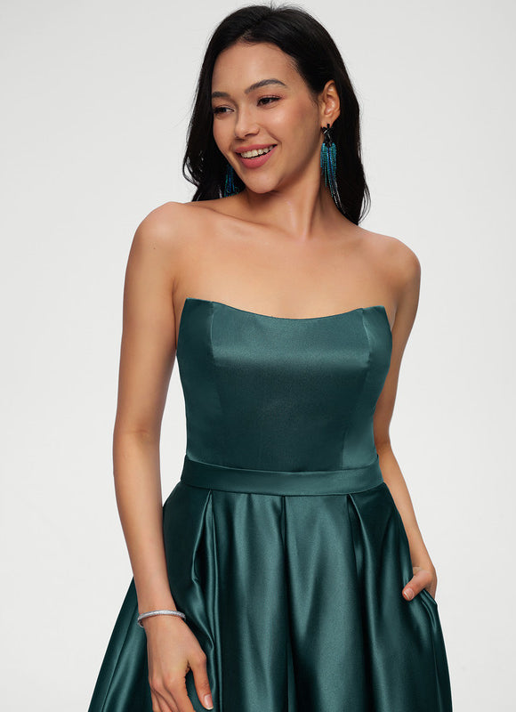 Robe Chic Satin Émeraude Chic - gallery 5