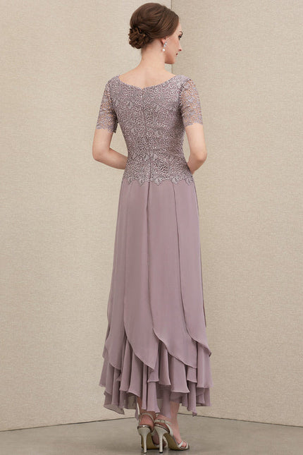 Robe Chic Mousseline Lavande - gallery 3