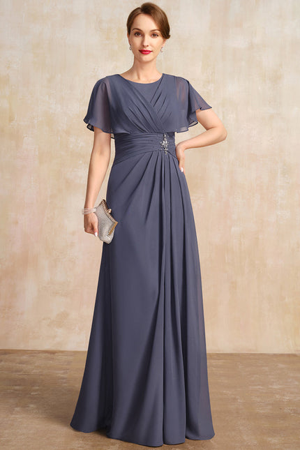 Robe Chic Mousseline Nuit - gallery 1