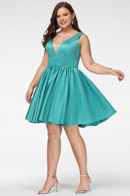 Robe En Soie Chic Courte - gallery 9