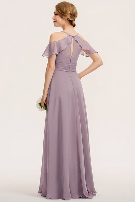 Robe Chic Chiffon Sable - gallery 1