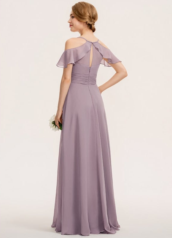 Robe Chic Chiffon Sable - gallery 1