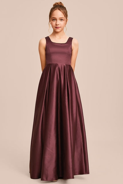 Robe Chic Bleu Satiné
