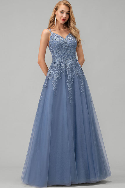 Robe Chic Glamour Tulle Longueur - gallery 2