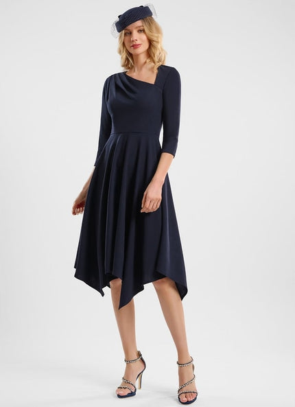 Robe Chic Élégante Asymétrique