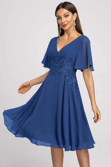 Robe Chic Aérienne Écarlate