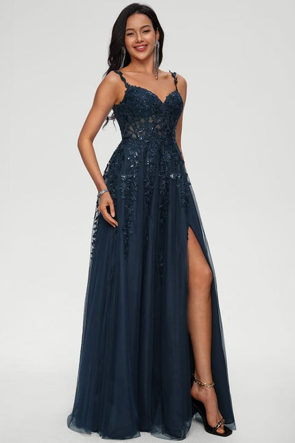 Robe Chic Bleue Étoilée - gallery 2