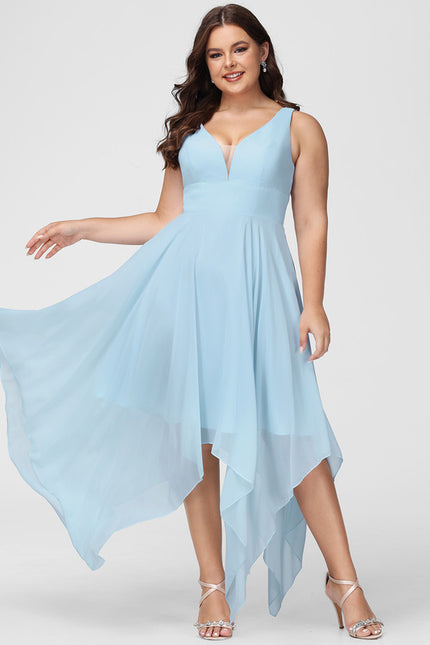 Robe Chic Fluide Bleu Nuit - gallery 5