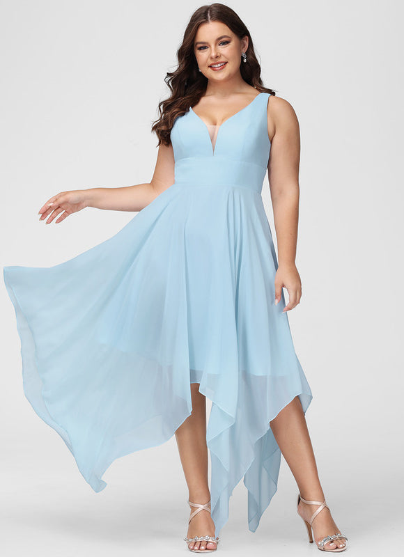Robe Chic Fluide Bleu Nuit - gallery 5