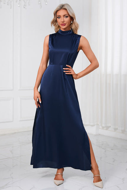 Robe Chic Maxi Satinée Élégante - gallery 6